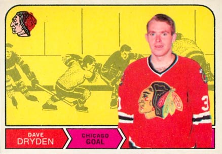 1968 O-Pee-Chee Dave Dryden #150 Hockey Card