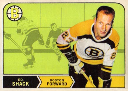 1968 O-Pee-Chee Ed Shack #137 Hockey Card