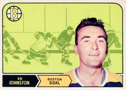 1968 O-Pee-Chee Ed Johnston #133 Hockey Card