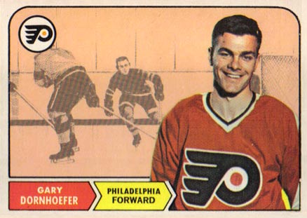 1968 O-Pee-Chee Gary Dornhoefer #94 Hockey Card