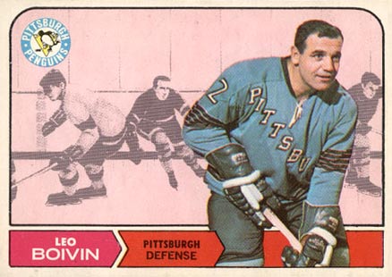 1968 O-Pee-Chee Leo Boivin #101 Hockey Card