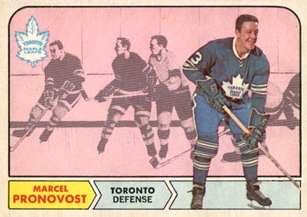 1968 O-Pee-Chee Marcel Pronovost #125 Hockey Card