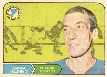 1968 O-Pee-Chee Camille Henry #116 Hockey Card