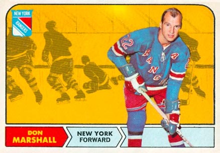 1968 O-Pee-Chee Don Marshall #75 Hockey Card