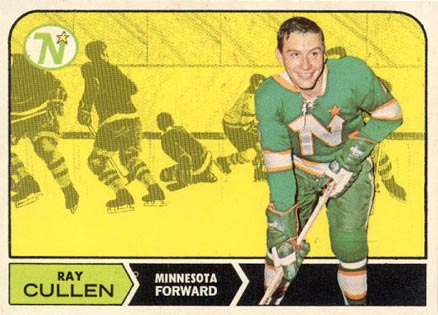1968 O-Pee-Chee Ray Cullen #54 Hockey Card