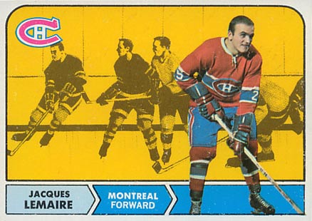 1968 O-Pee-Chee Jacques Lemaire #63 Hockey Card