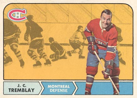 1968 O-Pee-Chee J.C. Tremblay #59 Hockey Card