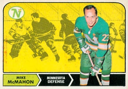 1968 O-Pee-Chee Mike McMahon #46 Hockey Card