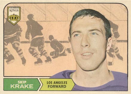 1968 O-Pee-Chee Skip Krake #43 Hockey Card