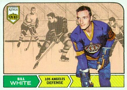 1968 O-Pee-Chee Bill White #37 Hockey Card