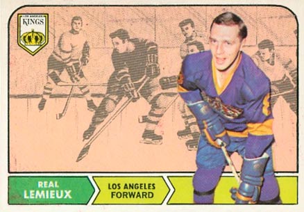 1968 O-Pee-Chee Real Lemieux #36 Hockey Card