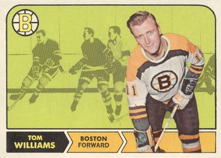1968 O-Pee-Chee Tom Williams #11 Hockey Card