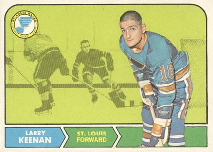 1968 Topps Larry Keenan #115 Hockey Card