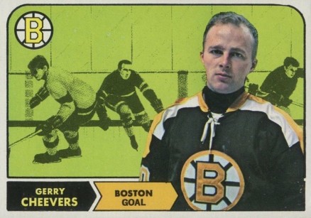 1968 Topps Gerry Cheevers #1 Hockey Card