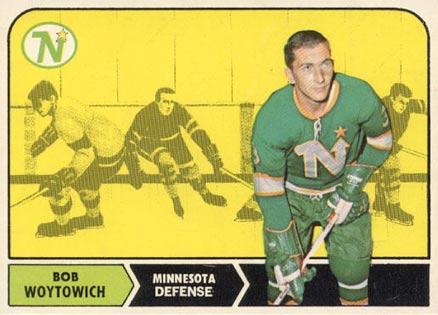 1968 Topps Bob Woytowich #49 Hockey Card