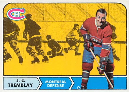 1968 Topps J.C. Tremblay #59 Hockey Card