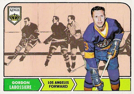 1968 Topps Gord Labossiere #38 Hockey Card
