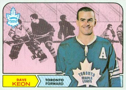 1968 Topps Dave Keon #128 Hockey Card