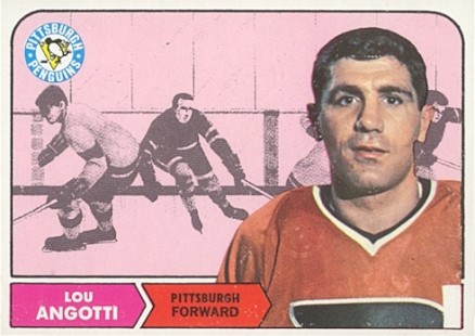 1968 Topps Lou Angotti #103 Hockey Card