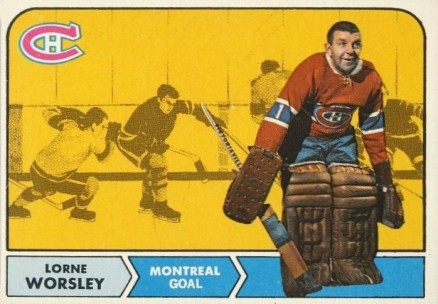 1968 Topps Gump Worsley #56 Hockey Card