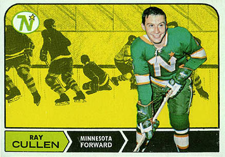 1968 Topps Ray Cullen #54 Hockey Card