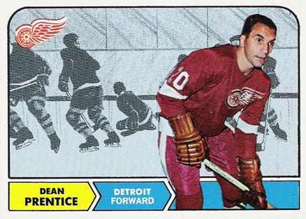 1968 Topps Dean Prentice #32 Hockey Card