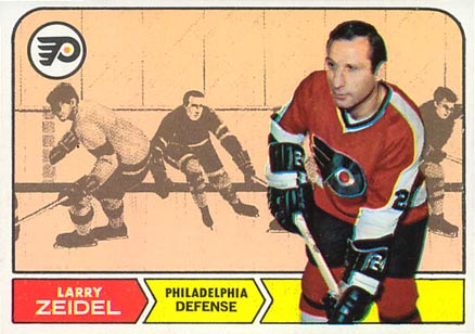 1968 Topps Larry Zeidel #92 Hockey Card