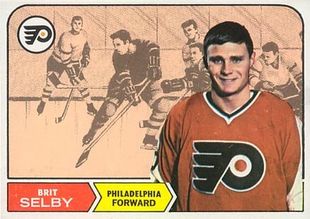 1968 Topps Brit Selby #96 Hockey Card