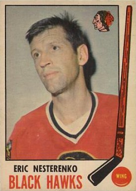 1969 O-Pee-Chee Eric Nesterenko #136 Hockey Card