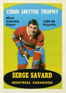 1969 O-Pee-Chee Serge Savard #210 Hockey Card