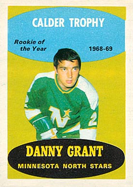 1969 O-Pee-Chee Danny Grant #208 Hockey Card