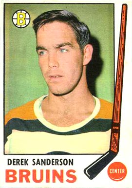 1969 O-Pee-Chee Derek Sanderson #201 Hockey Card