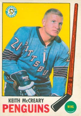 1969 O-Pee-Chee Keith McCreary #114 Hockey Card