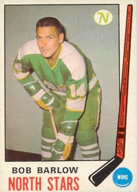 1969 O-Pee-Chee Bob Barlow #196 Hockey Card