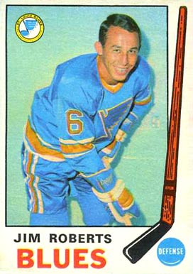 1969 O-Pee-Chee Jim Roberts #174 Hockey Card
