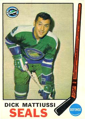 1969 O-Pee-Chee Dick Mattiussi #147 Hockey Card