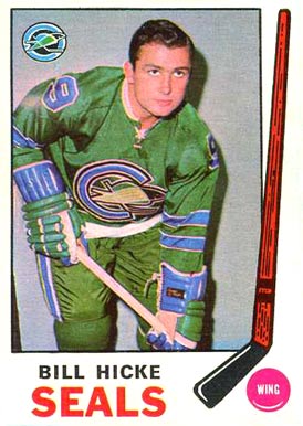 1969 O-Pee-Chee Bill Hicke #145 Hockey Card
