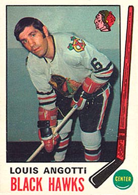 1969 O-Pee-Chee Lou Angotti #134 Hockey Card