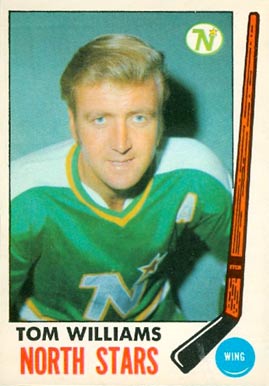 1969 O-Pee-Chee Tom Williams #128 Hockey Card