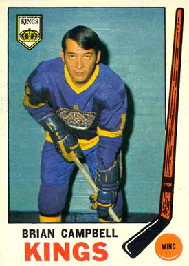1969 O-Pee-Chee Bryan Campbell #106 Hockey Card