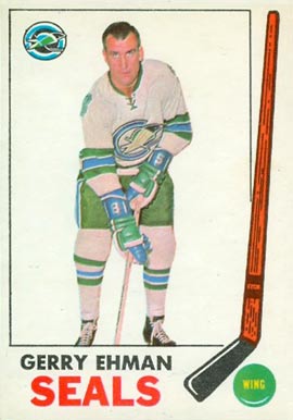 1969 O-Pee-Chee Gerry Ehman #83 Hockey Card