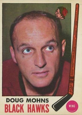 1969 O-Pee-Chee Doug Mohns #72 Hockey Card