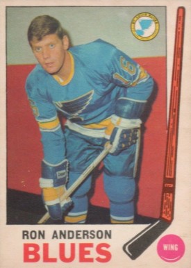1969 O-Pee-Chee Ron Anderson #14 Hockey Card