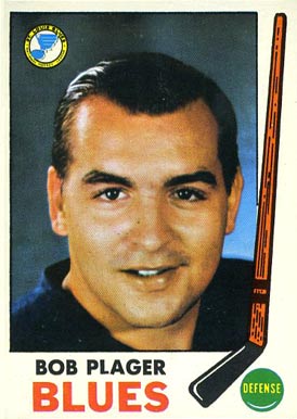 1969 O-Pee-Chee Bob Plager #13 Hockey Card
