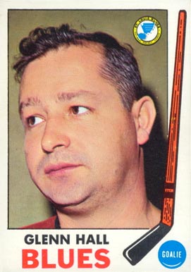 1969 O-Pee-Chee Glenn Hall #12 Hockey Card