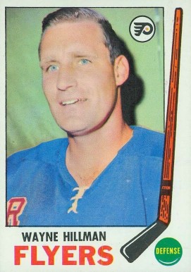 1969 Topps Wayne Hillman #91 Hockey Card