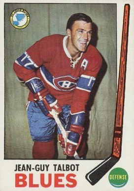 1969 Topps Jean-Guy Talbot #15 Hockey Card