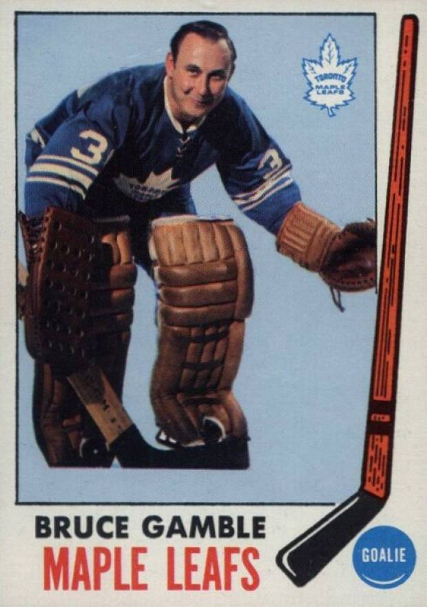 1969 Topps Bruce Gamble #44 Hockey Card