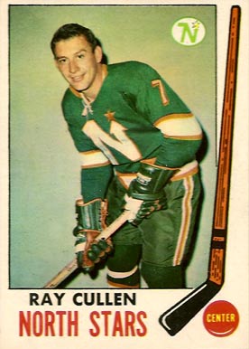 1969 Topps Ray Cullen #130 Hockey Card