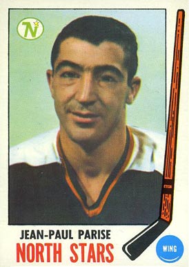 1969 Topps Jean-Paul Parise #127 Hockey Card